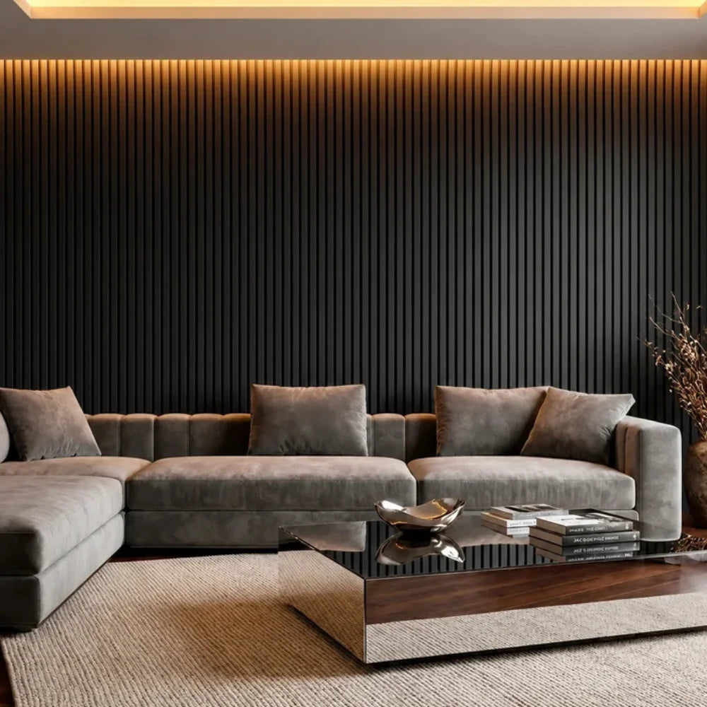 Pannello acustico in legno da parete – Trasforma il tuo ambiente in soli 30 minuti – (270 cm x 110 cm)