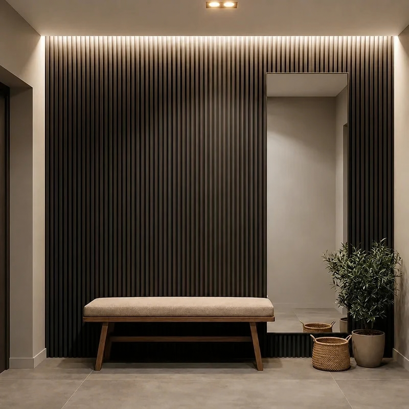 Pannello acustico in legno da parete – Trasforma il tuo ambiente in soli 30 minuti – (270 cm x 110 cm)